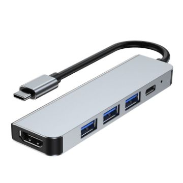 5 in 1 USB-C/Type-C Docking Station HUB Adapter for USB Devices - 1