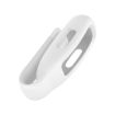 Fitbit Inspire 3 White Silicone Clip Case Cover - Steel Sheet Protection - 4