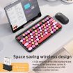 FOREV FFVWI9 Green Mixed Color 2.4G Wireless Keyboard Mouse Set - 2