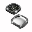 Fitbit Versa 4/Sense 2 Black Double-Row Diamond PC Watch Case - 4
