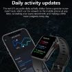 D07 1.7" Square Screen Smart Watch with NFC Payment Encoder - Gold - 9