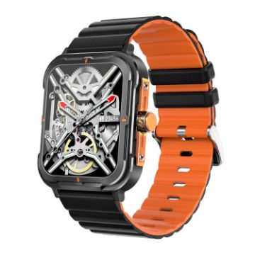 D09 1.9" TFT Smart Watch with Blood Pressure Monitor - Black - 1