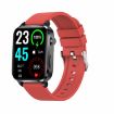 F100 1.7" HD Smart Watch with Body Temp & Blood Oxygen Monitor (Red) - 1