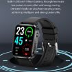 F100 1.7" HD Smart Watch with Body Temp & Blood Oxygen Monitor (Red) - 8