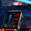 F100 1.7" HD Smart Watch with Body Temp & Blood Oxygen Monitor (Red) - 9