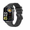 F100 1.7" HD Smart Watch with Leather Strap, Temp & Oxygen Monitor - 1