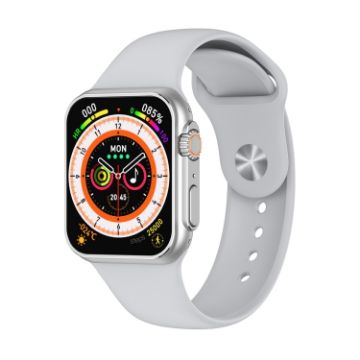 N8 Ultra 2.02" Smart Watch - Heart Rate & Blood Oxygen Monitor (Silver) - 1