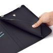 Electric Horizontal Flat Leather Case with Pen Cover, Card Slot & Holder - 9