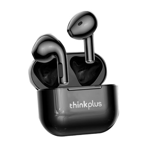 Lenovo LP40 TWS Bluetooth 5.1 Noise Reduction Earphones - Black - 1