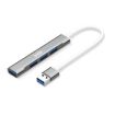 IMAK 4 in 1 Multifunctional USB Docking Station HUB - Grey - 2