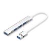IMAK 4 in 1 Multifunctional USB Docking Station HUB - Silver - 2