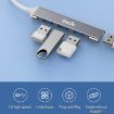 IMAK 4 in 1 Multifunctional USB Docking Station HUB - Silver - 5