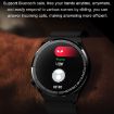 Ochstin 5HK46P Smart Watch 1.36" Round Screen Bluetooth Call Silver/Black - 8