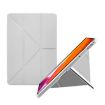 Samsung Galaxy Tab A7 10.4 2020 Acrylic Y-fold Leather Case Grey - 1