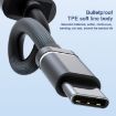 USB-C/Type-C to 3.5mm + 2USB + Type-C HUB Docking Station - Silver - 5