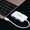 Onten OTN-9102 4-Port USB3.0 HUB Docking Station - Black Portable - 4