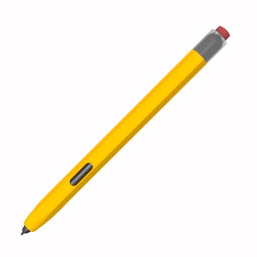Samsung Galaxy Tab S7/S7+/S8/S8+ Stylus Pen Case - Yellow Silicone - 1