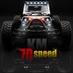 JJR/C Q117C Brushless High Speed Off-Road RC Car - Black Red Wrangler - 4