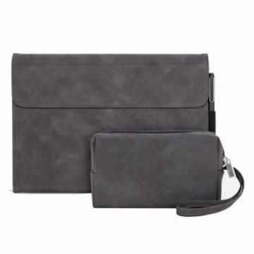 Surface Pro 9/10 Sheepskin Shockproof Case with Power Bag - Grey - 1