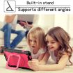 Samsung Galaxy Tab A8 10.5 2021 Silicone PC Case Black Rose Red - 7