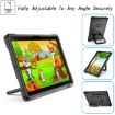 Samsung Galaxy Tab A8 10.5 2021 Black Silicone PC Bracelet Case - 2