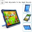 Samsung Galaxy Tab A8 10.5 2021 Case Silicone + PC Bracelet Holder Navy - 2