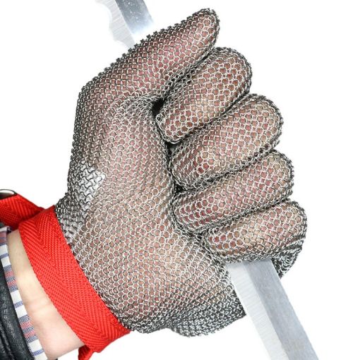 XXS 304 Stainless Steel Anti-Cutting Gloves - 5 Finger Labor Protection - 1