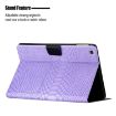 Samsung Galaxy Tab A7 10.4 2020 Purple Crocodile Leather Case - 4