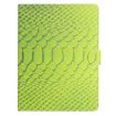 7" Tablet Case - Green Crocodile Texture Leather Cover - 2