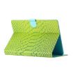 7" Tablet Case - Green Crocodile Texture Leather Cover - 4