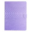 Purple Crocodile Texture Leather Case for 8" Tablets - Solid Color - 2