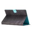 10" Tablet Case - Black Crocodile Texture Leather Cover - 4