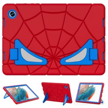 Shockproof Silicone + PC Case for Samsung Galaxy Tab A8 10.5 2021 (Red+Blue) - 1