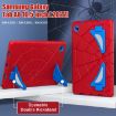 Shockproof Silicone + PC Case for Samsung Galaxy Tab A8 10.5 2021 (Red+Blue) - 4