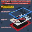 Shockproof Silicone + PC Case for Samsung Galaxy Tab A8 10.5 2021 (Red+Blue) - 5