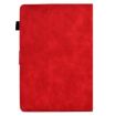 8" Tablet Case - Red Tower Embossed Leather Cover - 3