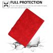 8" Tablet Case - Red Tower Embossed Leather Cover - 6