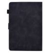 8" Tablet Case - Black Tower Embossed Leather Cover - 3