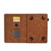 10" Tablet Case - Tower Embossed Leather Cover, Brown - 4
