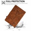 10" Tablet Case - Tower Embossed Leather Cover, Brown - 6