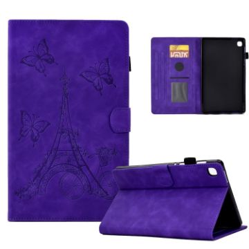 Samsung Galaxy Tab A 8.0 2019 T290 Purple Embossed Leather Case - 1