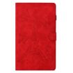 Samsung Galaxy Tab A 8.0 2019 T290 Red Embossed Leather Case - 2