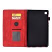 Samsung Galaxy Tab A 8.0 2019 T290 Red Embossed Leather Case - 4