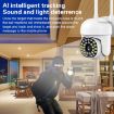 A13 1080P Smart PTZ Camera with 28 Lights & Two-way Voice Intercom - 7