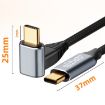 Steam Deck 100W USB-C Male to Female Curved Extension Cable, 3m Length - 2