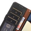 Xiaomi 14 Ultra KHAZNEH Black Litchi Texture Leather RFID Phone Case - 5