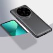 Xiaomi 14 Ultra Armor Clear TPU Hard PC Phone Case - Matte Black - 1