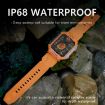 PG333 1.91" Waterproof Smart Sports Watch with Heart Rate & BP Monitor Orange - 9