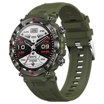 Waterproof Smart Sports Wristband with Heart Rate & BP Monitor - Green - 1
