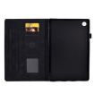 Samsung Galaxy Tab A8 10.5 2021 Leather Case Peony Butterfly Black - 4